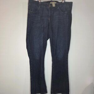 Democracy Women's Blue Jeans, Boot Cut, Size 16 W